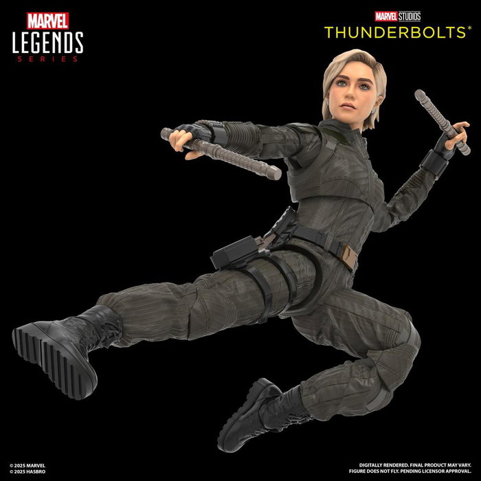Hasbro Marvel Legends Thunderbolts Pack de 2 figurines Yelena Belova & Red Guardian 15 cm