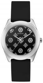 Guess GW0107L1 avec bracelet bleu et cadran noir