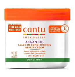 Cantu Argan Oil Leave-In Conditioning Repair Cream 453g (Reconditionné)痕