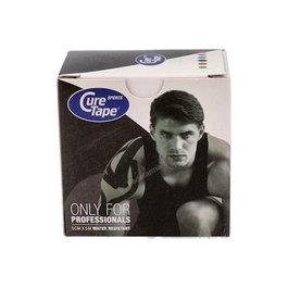CURE TAPE SPORTS noir bandage neuromusculaire 5cm x 5m
