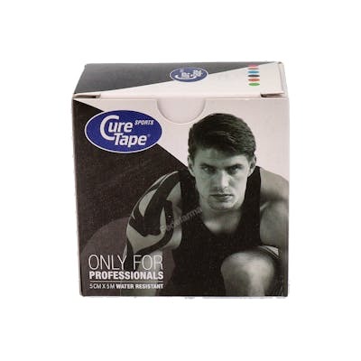 CURE TAPE SPORTS noir bandage neuromusculaire 5cm x 5m CURE TAPE SPORTS noir bandage neuromusculaire 5cm x 5m