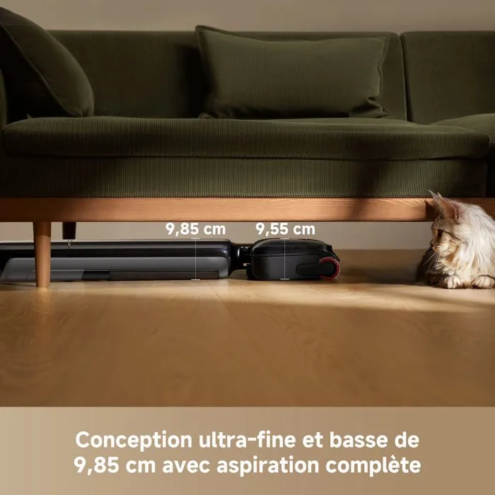 Dreame T12 Pro - Aspirateur Laveur Ultra-fin 25 000 Pa