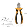 WOLFPACK LINEA PROFESIONAL Pince de coupe diagonale 150mm