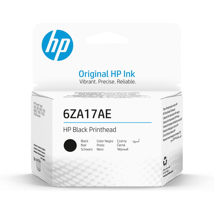 HP 6ZA17AE Tête d'impression noire HP 6ZA17AE Tête d'impression noire