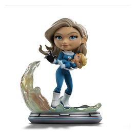 Iron Studios Figurine Mini Co. Fantastic Four Invisible Woman et Franklin