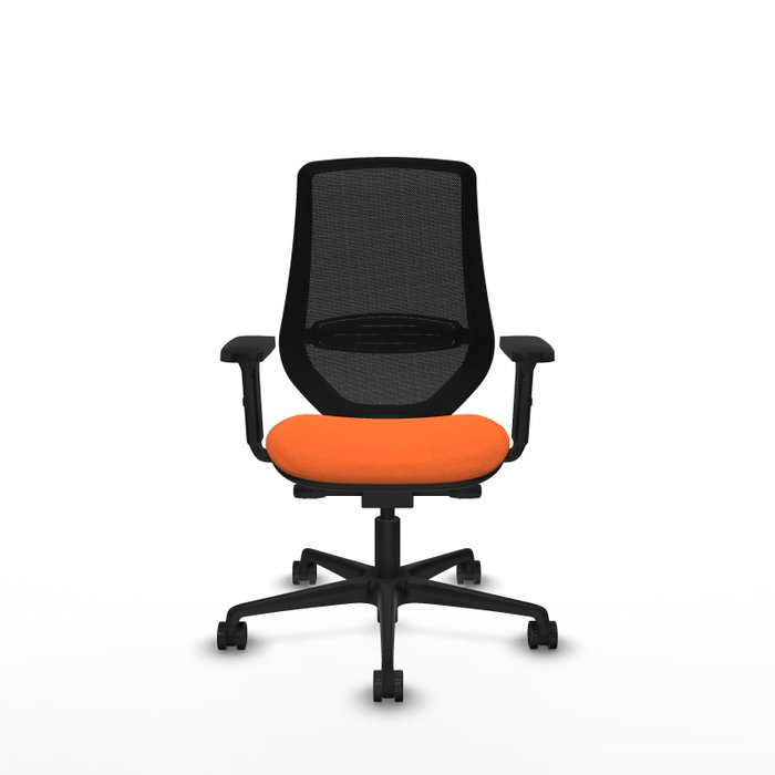 PIQUERAS Y CRESPO Chaise Mardos Synchrone/Traslack Orange et Noir PIQUERAS Y CRESPO Chaise Mardos Synchrone/Traslack Orange et Noir