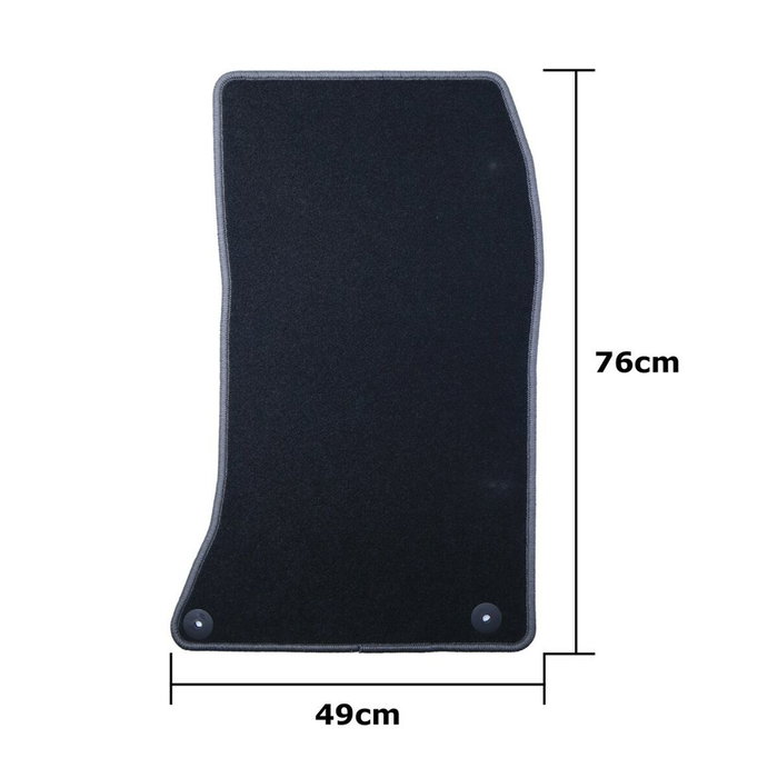 Set de tapis de voitures OCC Motorsport OCCIF0003GD Gris foncé Infinity Q30 5 Pièces