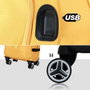 Karactermania Maleta de cabina 4 ruedas el rey león face - Valise cabine souple 4 roues Le Roi Lion, port USB, cadenas TSA, 20x40x55 cm