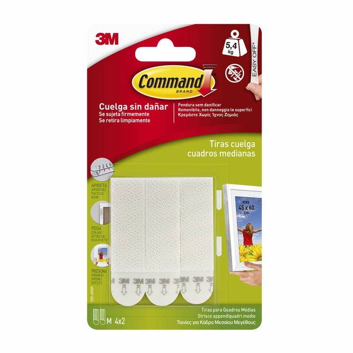 Cartable 3M 7100127044 Blanc (4 Unités)