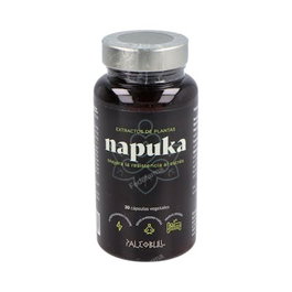 PALEOBULL Napuka 30Cap. - Complément alimentaire adaptogène avec Ashwagandha, Rhodiola, Ginseng et Reishi - Boîte de 30 capsules