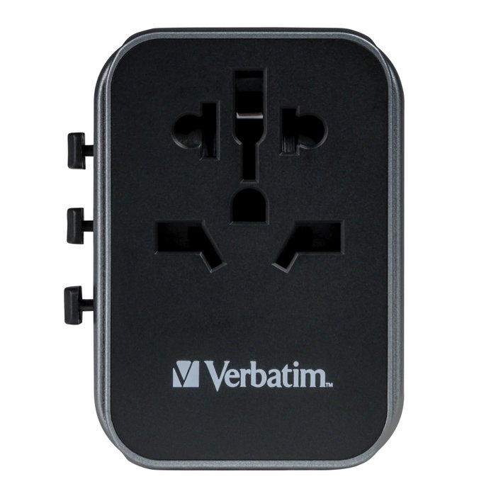 Verbatim UTA-03 Adaptateur de Voyage Universel USB-C 30W Verbatim UTA-03 Adaptateur de Voyage Universel USB-C 30W