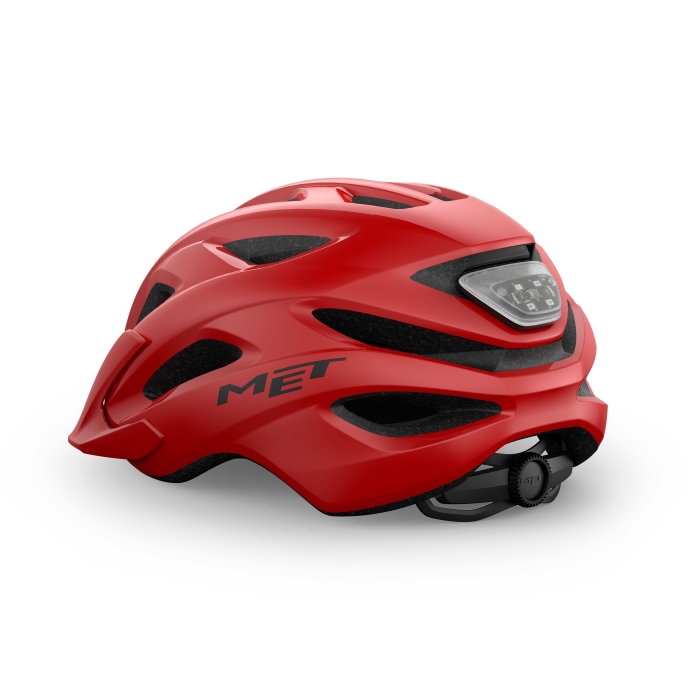 Met Crossover Rouge Mat Taille Unique (52-59) Met Crossover Rouge Mat Taille Unique (52-59)