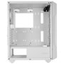 Mars Gaming Boîtier PC Geo ATX, Semitorre, Fenêtre Verre Trempé, 4 Ventilateurs RGB, USB 3.0, Noir