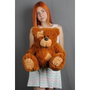GO GIFT Ours en peluche 60 cm Marron