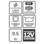 Bosch Professional Veste chauffante GHH 12+18V XA Taille L avec Batterie et Chargeur