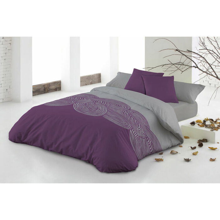 Parure de couette Hosteline ONENAL Mauve Lit 1 persone 3 Pièces Parure de couette Hosteline ONENAL Mauve Lit 1 persone 3 Pièces