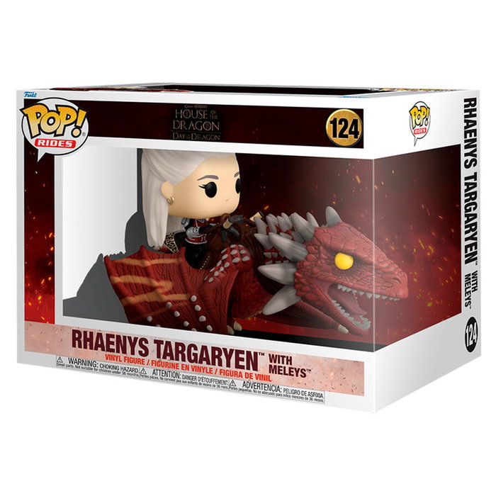 FUNKO Figura POP Rides Deluxe La Casa del Dragon Rhaenys Targaryen with Meleys