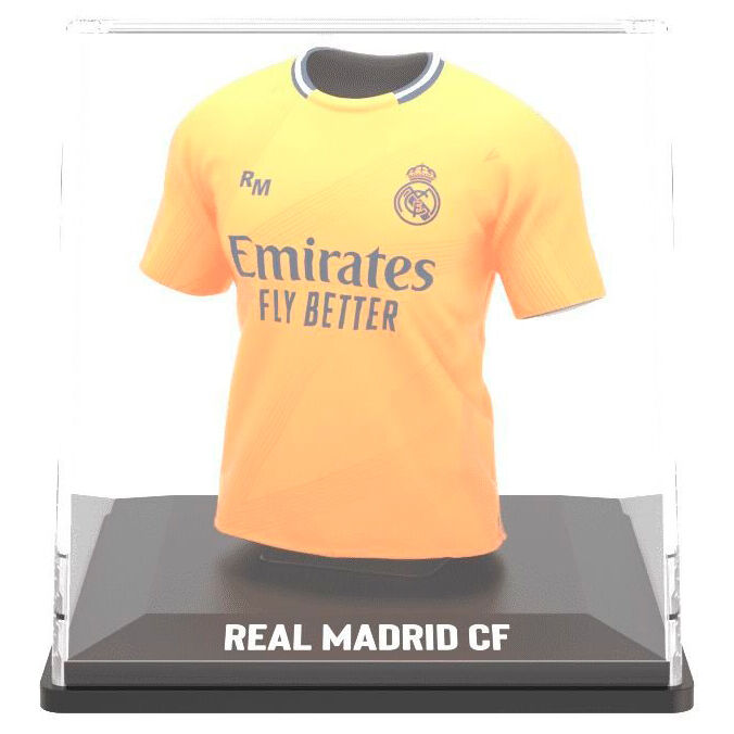 FANCOLLEX Figurine Mini Camiseta Real Madrid en vinyle, acrylique et plastique biodégradable avec étui (9,5 x 9,1 cm) FANCOLLEX Figurine Mini Camiseta Real Madrid en vinyle, acrylique et plastique biodégradable avec étui (9,5 x 9,1 cm)
