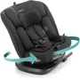 BabyAuto ZAFIRO Siège auto pivotant 360° Groupe 0/1/2/3 (40-150 cm) i-Size, inclinable avec réducteur - Noir