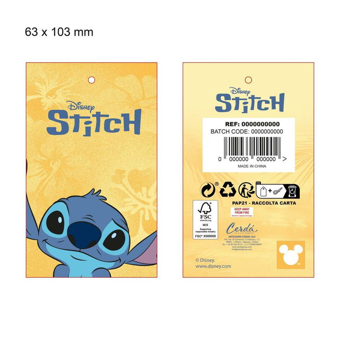 Casquette enfant Stitch Bleu