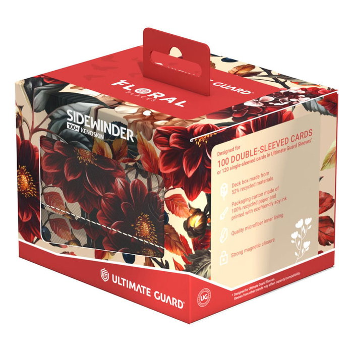 Ultimate Guard Sidewinder 100+ Xenoskin "Floral Places" - Autumn Heath