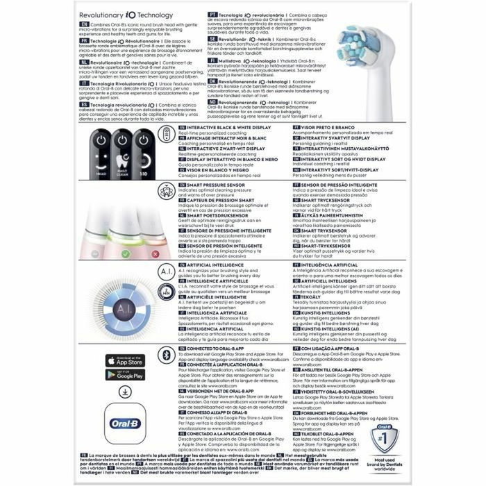 Oral-B Brosse à dents électrique iO6n Series Pink Sand Oral-B Brosse à dents électrique iO6n Series Pink Sand