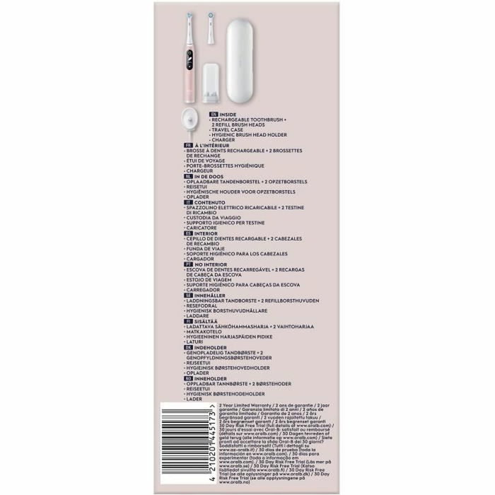Oral-B Brosse à dents électrique iO6n Series Pink Sand Oral-B Brosse à dents électrique iO6n Series Pink Sand
