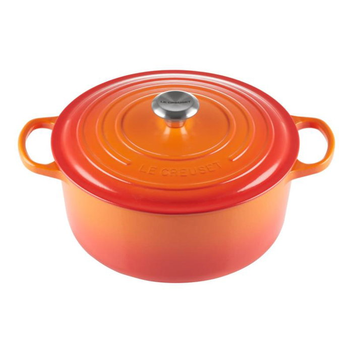 Le Creuset Signature Rond 22 cm Rouge Four - Rôtissoire Fonte (21177220902430)