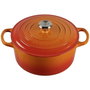 Le Creuset Signature Roaster rond 22cm rouge