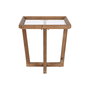 Table d'appoint Home ESPRIT Marron Verre Sapin 58 x 58 x 60 cm