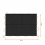 Black & Decker Housse pour remorque Noir 3 x 4 m