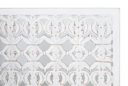 Giner y Colomer - Tête de lit en MDF peint blanchi 165 cm - 80 cm H, 3 cm P - Décor mural artisanal