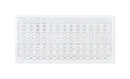 Giner y Colomer - Tête de lit en MDF peint blanchi 165 cm - 80 cm H, 3 cm P - Décor mural artisanal