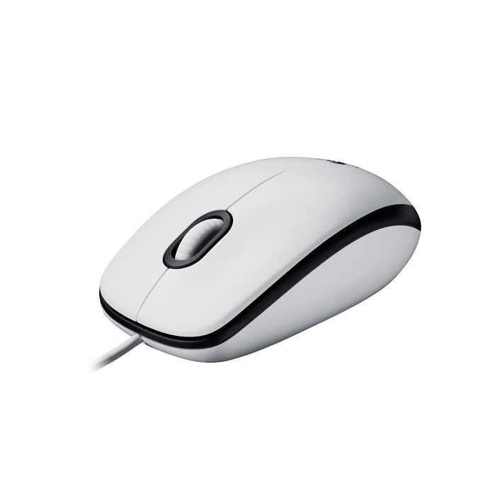 Logitech Souris M100 - Souris filaire USB ambidextre pour ordinateur, compatible Windows, macOS, Linux et Chromebook, design ergonomique