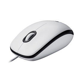 Logitech M100 Souris filaire Blanche