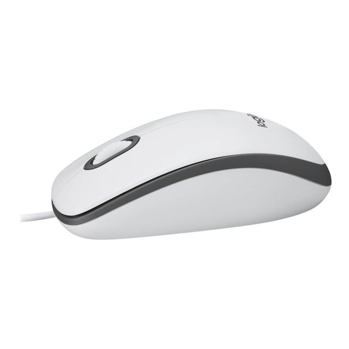 Logitech M100 Souris filaire Blanche Logitech M100 Souris filaire Blanche
