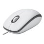 Logitech M100 Souris filaire Blanche