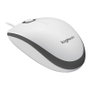 Logitech M100 Souris filaire Blanche