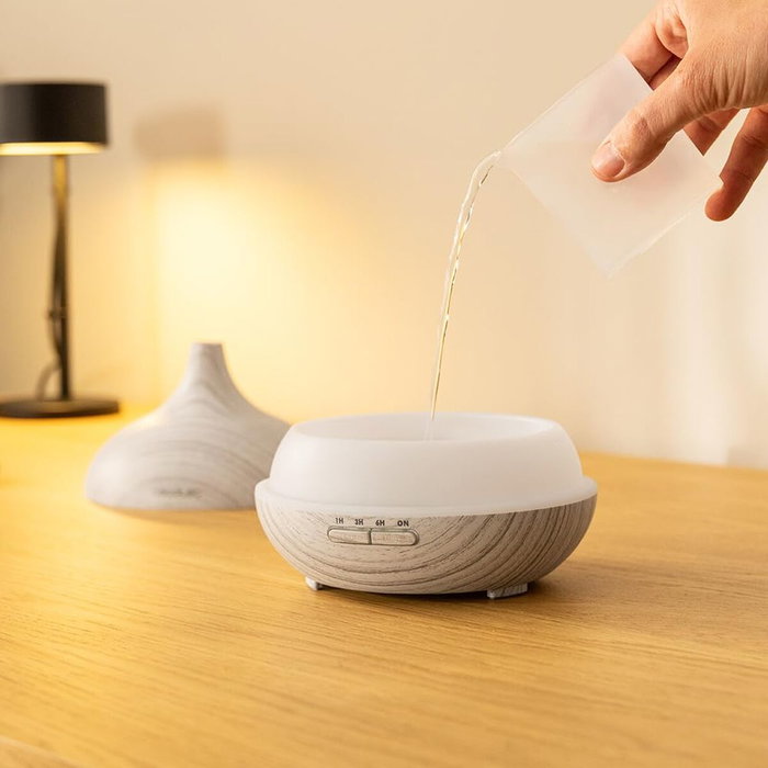 Cecotec Humidificateur ultrasonique Pure Aroma 300 Yang Blanc 300ml 10W LED aromathérapie