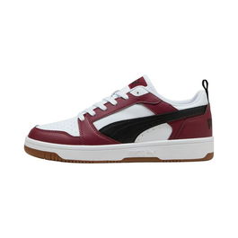 Chaussures casual homme Puma Rebound V6 Low Blanc Bordeaux