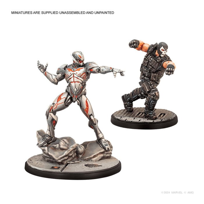 Asmodee Marvel Crisis Protocol Cabal Jeu de Société - Pack Affiliation Camarilla avec Figurines et Cartes
