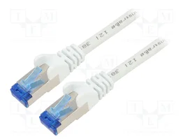 GOOBAY Câble Ethernet Patch Cord Cat 6a S/FTP 10m Blanc