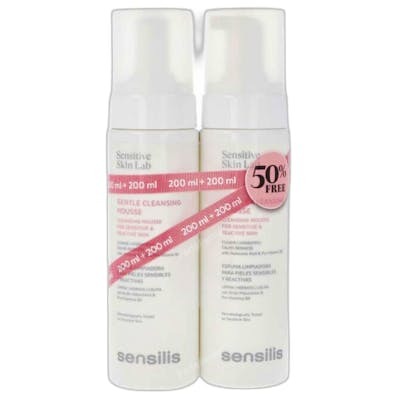 Sensilis Mousse Nettoyante Douce Gentle Cleansing 2 x 200 ml