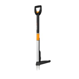 Fiskars Smartfit Extracteur de mauvaises herbes télescopique noir et argent