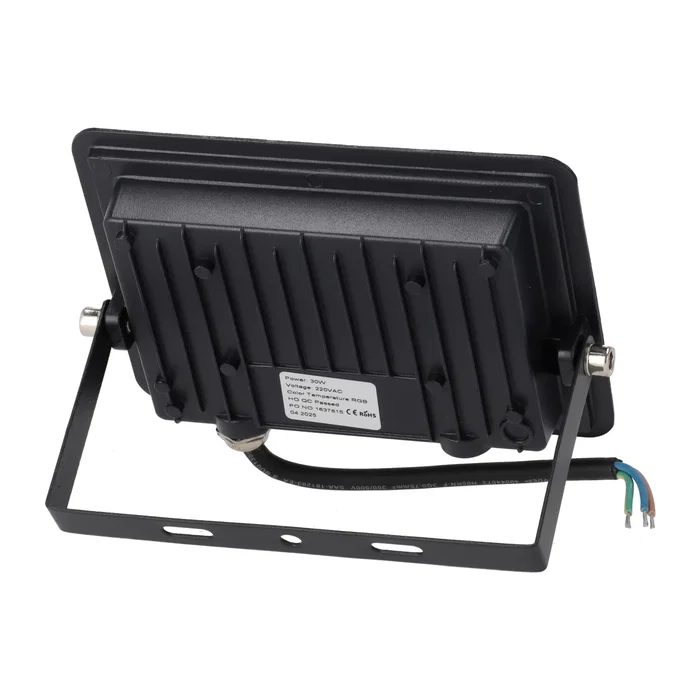 Projecteur LED RGBW 30W avec Télécommande Extérieur IP65 120°