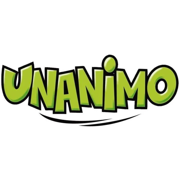 Asmodee - Jeu de société Unanimo pour adultes et enfants dès 10 ans, jeu d'ambiance simple et drôle avec 200 thèmes, de 3 à 12 joueurs, version française