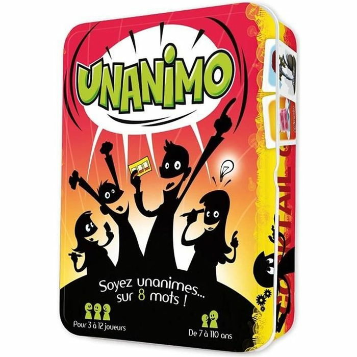 Asmodee Unanimo, Jeu d'Ambiance pour Adultes & Enfants dès 10 ans (3 à 12 Joueurs) Asmodee Unanimo, Jeu d'Ambiance pour Adultes & Enfants dès 10 ans (3 à 12 Joueurs)