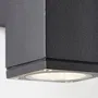 Brilliant HALLY Applique Murale Extérieure en Métal et Verre Anthracite, 2x GU10 LED 10W, IP44