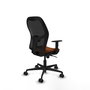 Piqueras y Crespo Chaise de Bureau Jorquera Marron et Noir
