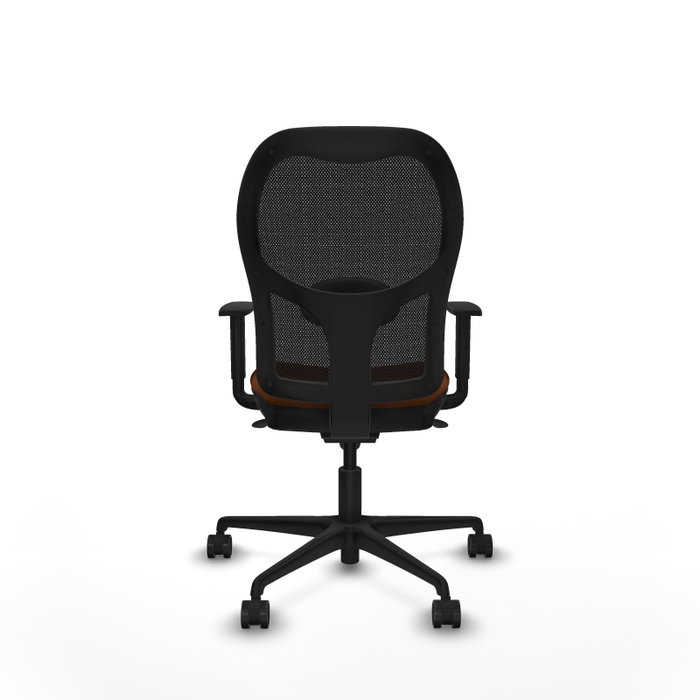 Piqueras y Crespo Chaise de Bureau Jorquera Marron et Noir